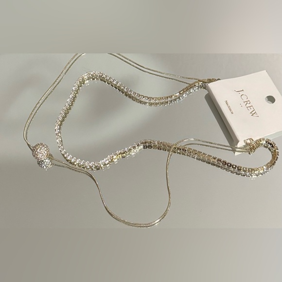 🆕J. Crew Layered Tennis & Pendant Necklace - Picture 3 of 16